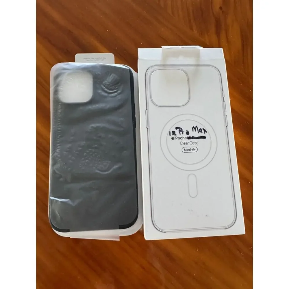 Apple Certified Phone Case Black Silicone for iPhone 12 Pro Max Used